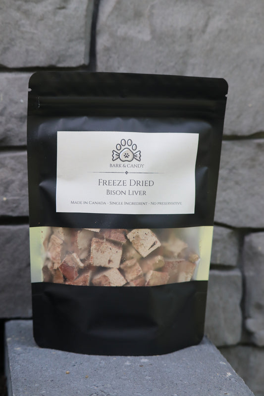 Freeze Dried Raw Bison Liver Pet Treats