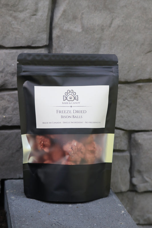 Freeze Dried Bison Bites Pet Treats